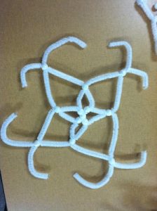 Tot Thursday: Pipe Cleaner Snowflake