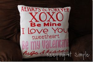 Valentine’s Day Pillow