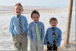 Boy’s Velcro Tie {Perfect for Easter}