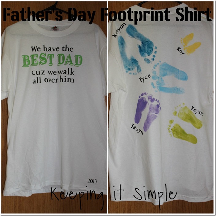 fathers day shirt craft