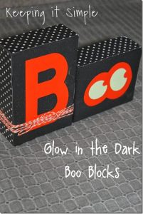Glow in the Dark Boo Blocks