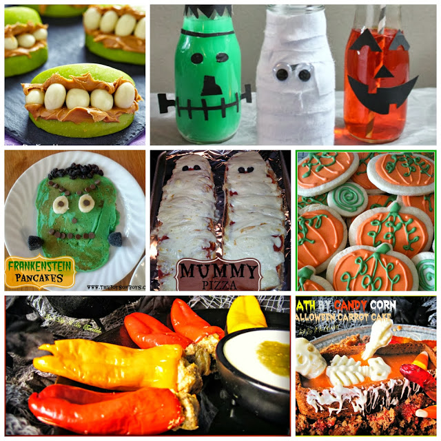 Halloween Food Round Up at www.SumosSweetStuff.com #halloween #recipes #food