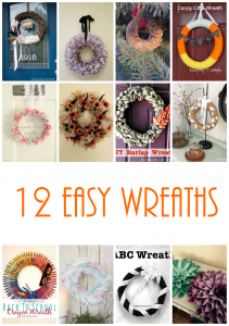 12 Easy Wreaths {MMM #293 Block Party}