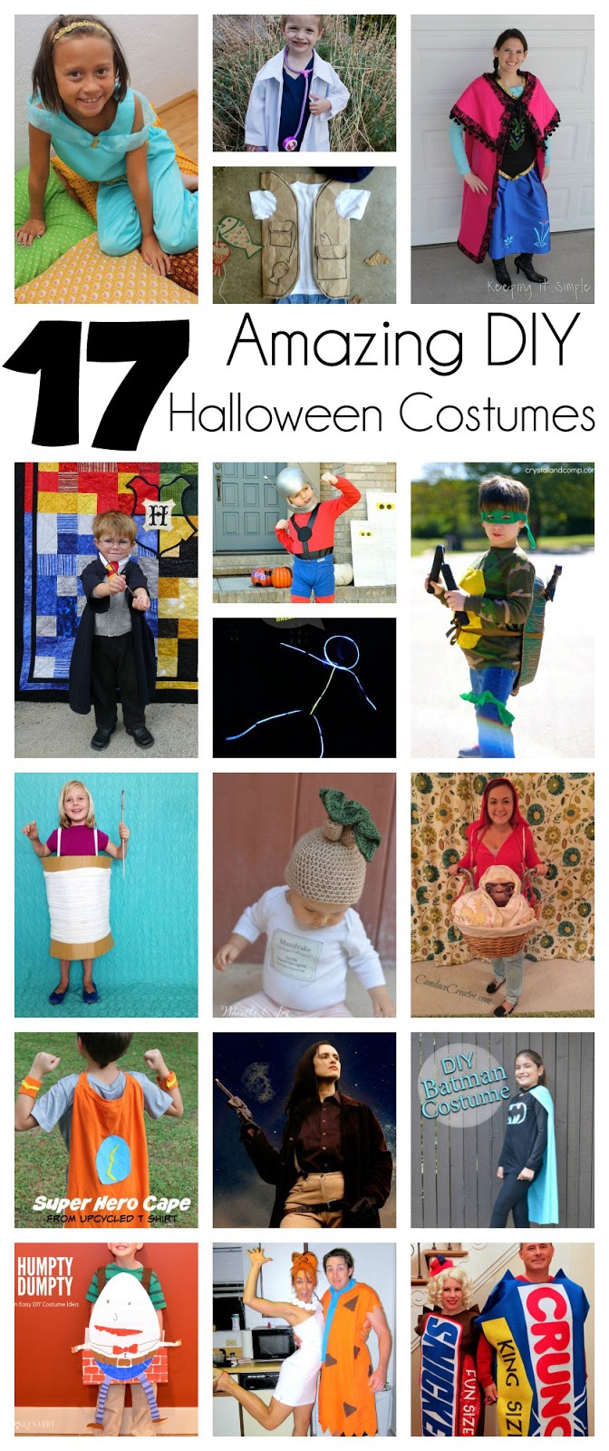17 Amazing DIY Halloween Costumes {MMM #299 Block Party} - Keeping