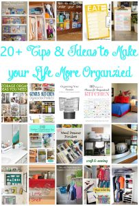 20+ Organization Tips and Ideas {MMM #313 Block Party}