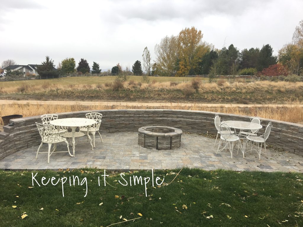 How To Build A DIY Fire Pit For Only 60 Keeping It Simple