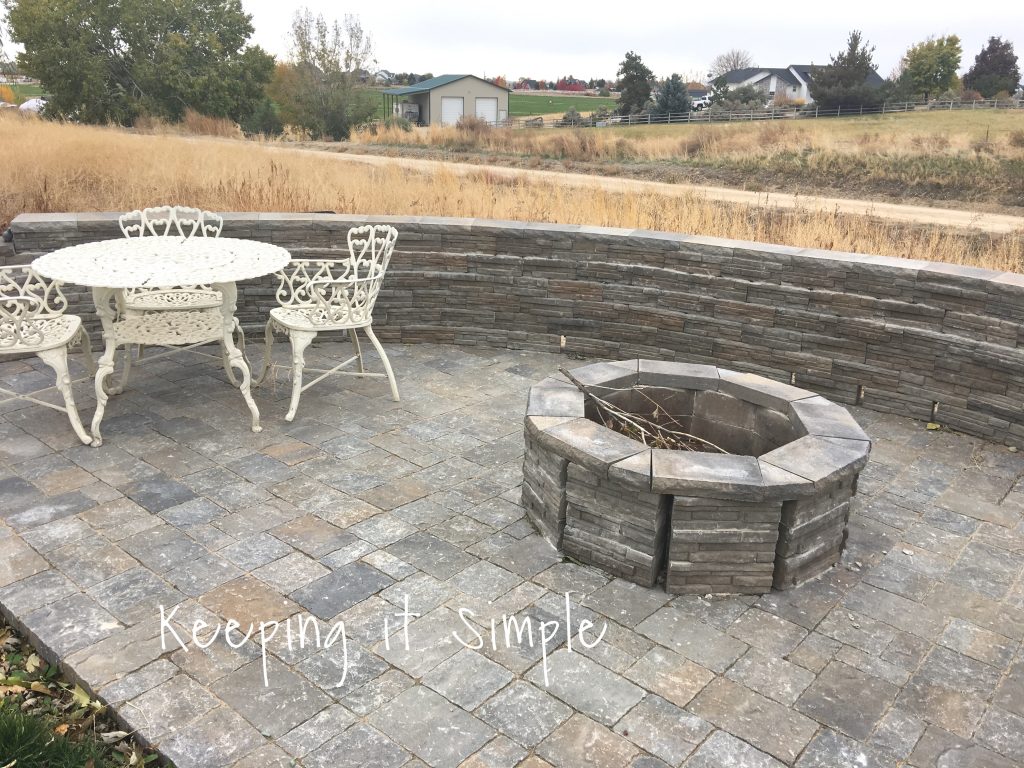 Build A Diy Fire Pit For Only 60, Square Paver Fire Pit Ideas