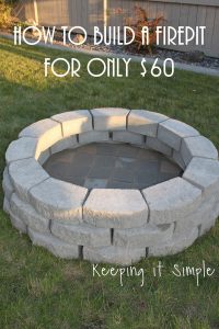 How to Build a DIY Fire Pit for Only $60