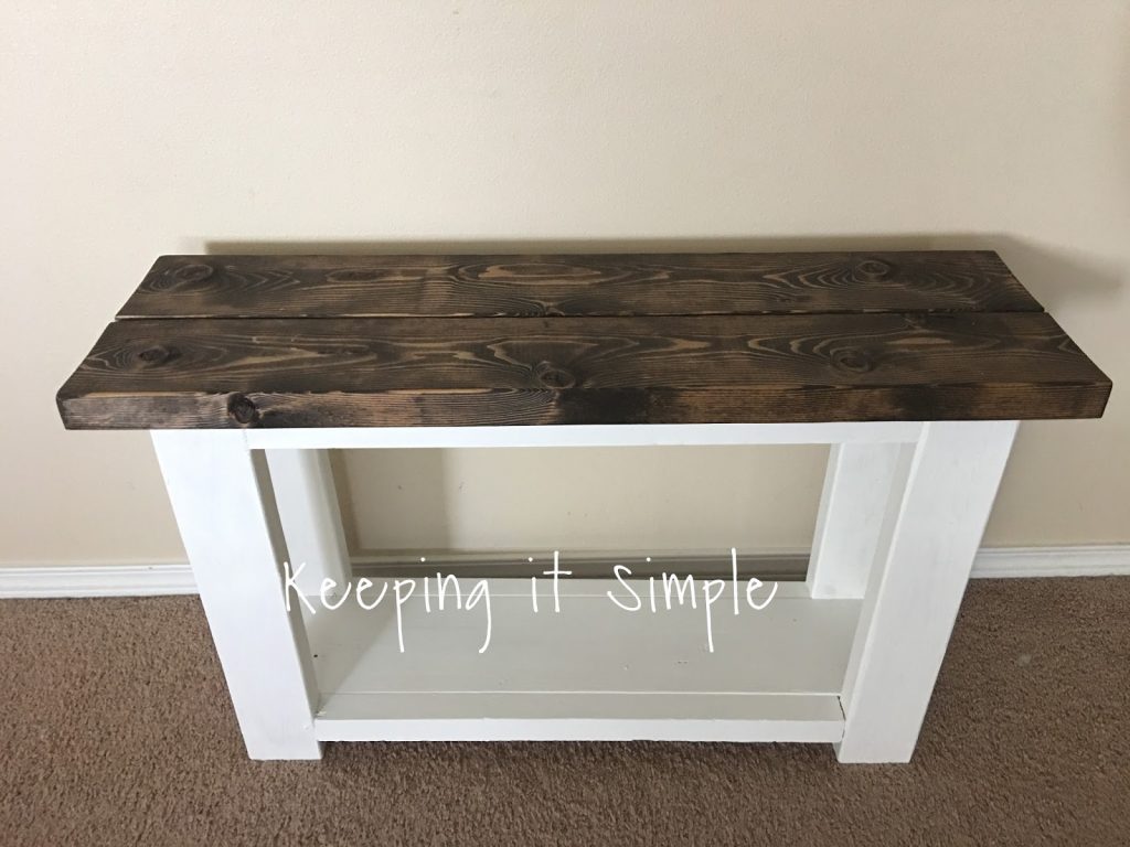Build A Sofa Side Table For About 15