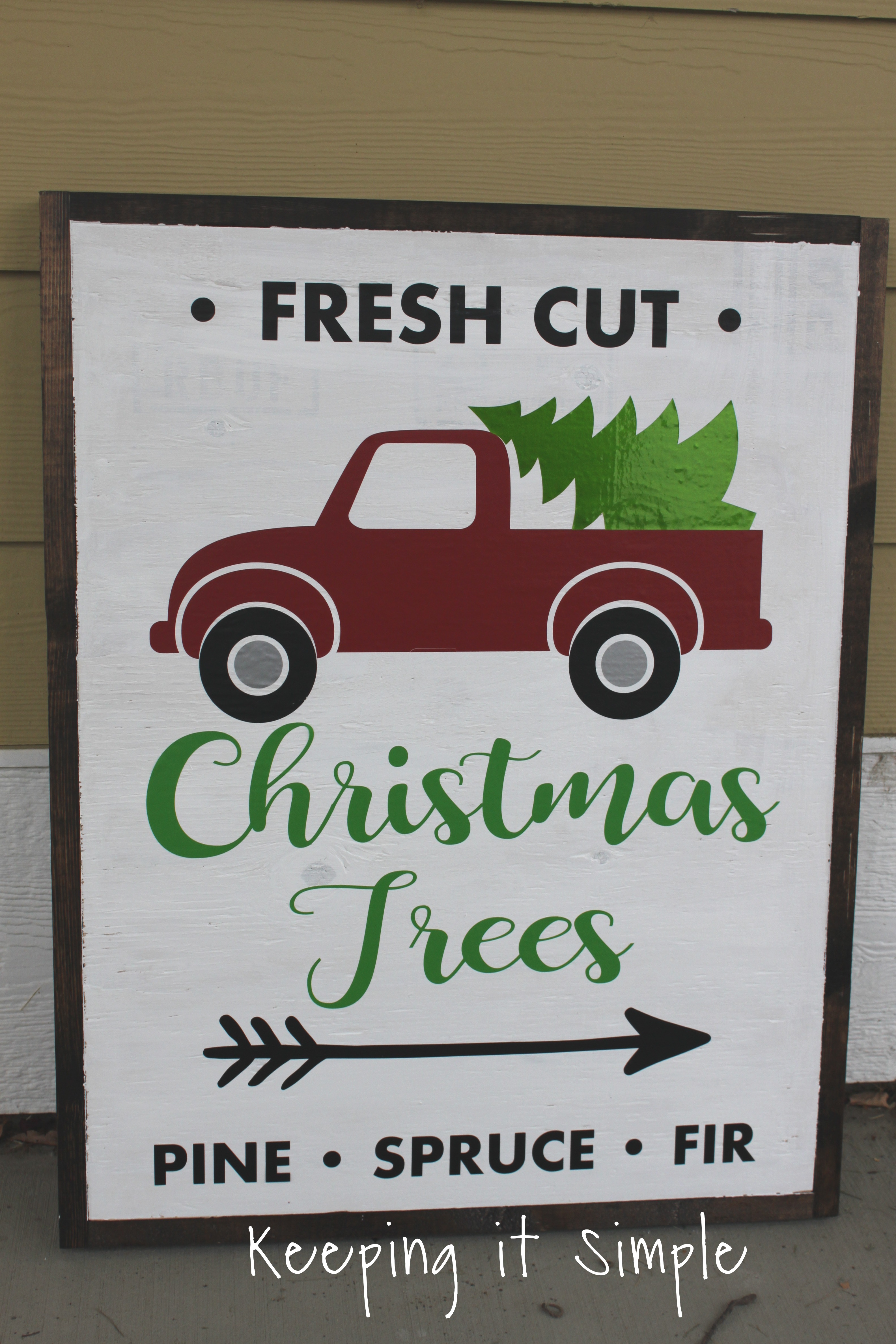 ChristmasTreeSign (4)2 • Keeping it Simple