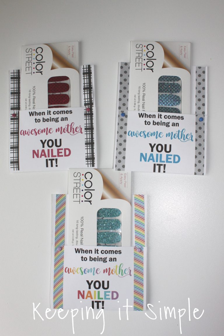 Color Street Nails Teacher or Friend Gift Pouch Printable - Keeping it ...