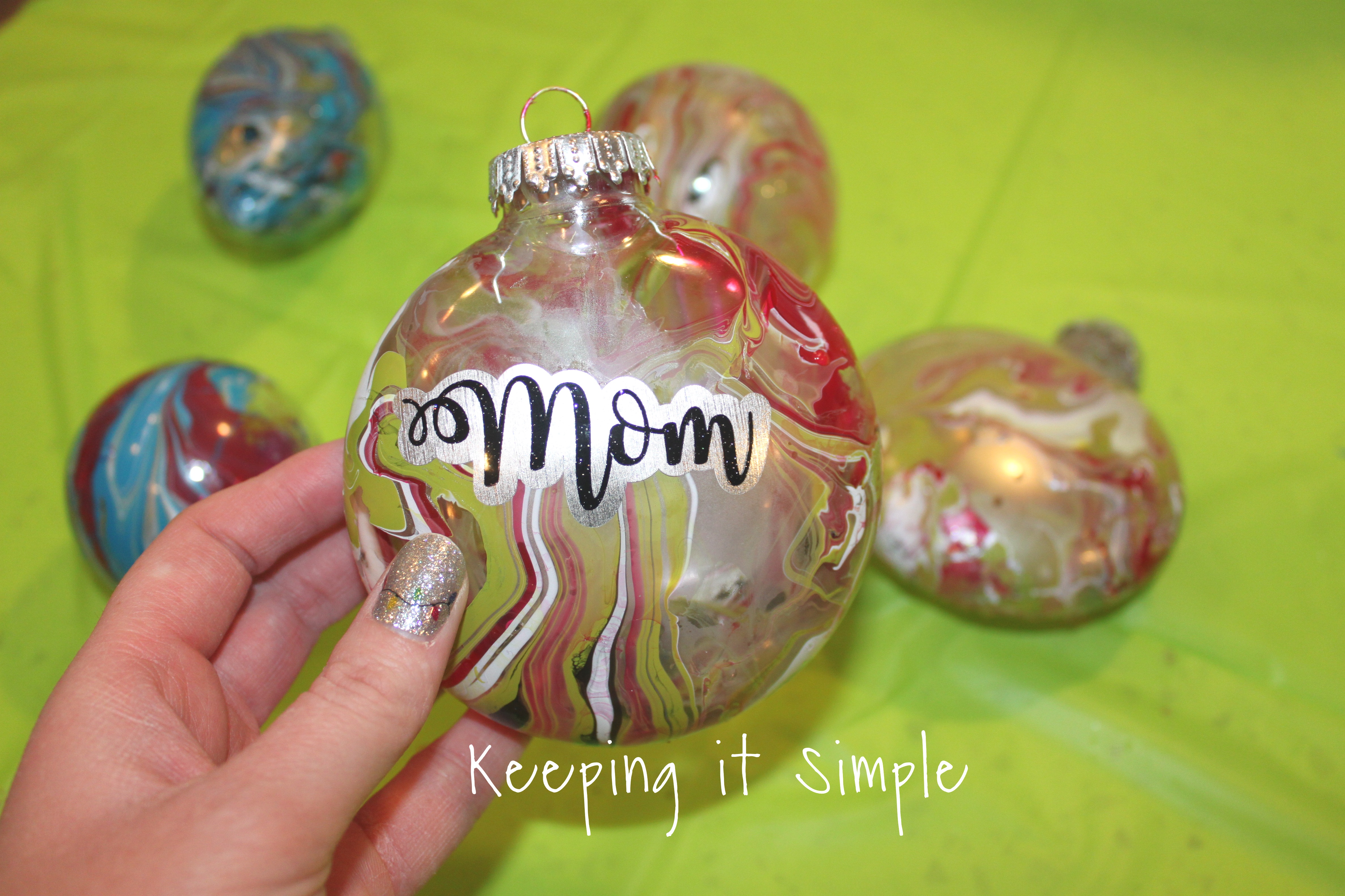 NailpolishdippedChristmasornaments (12)2 • Keeping it
