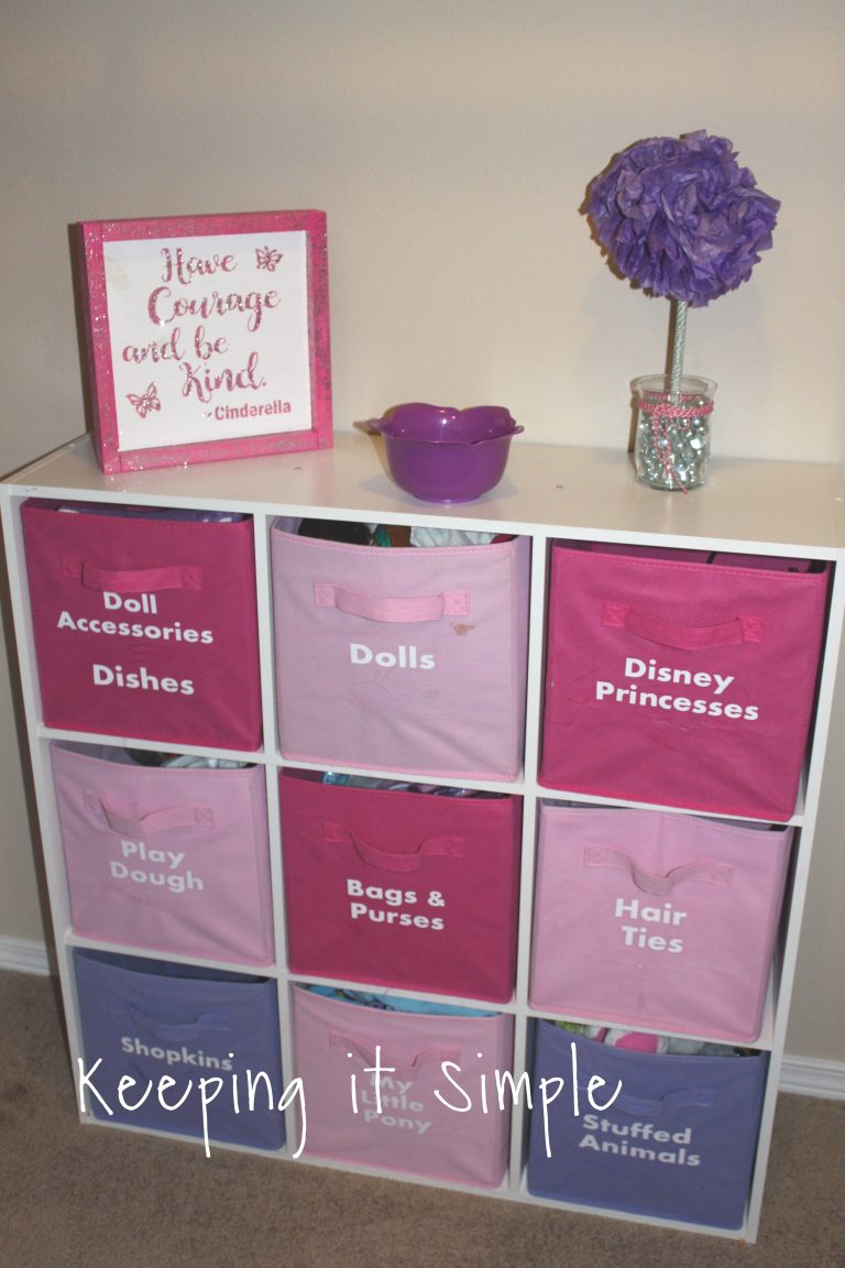Organize Toys with DIY Labels for Toy Storage Bins Keeping it Simple