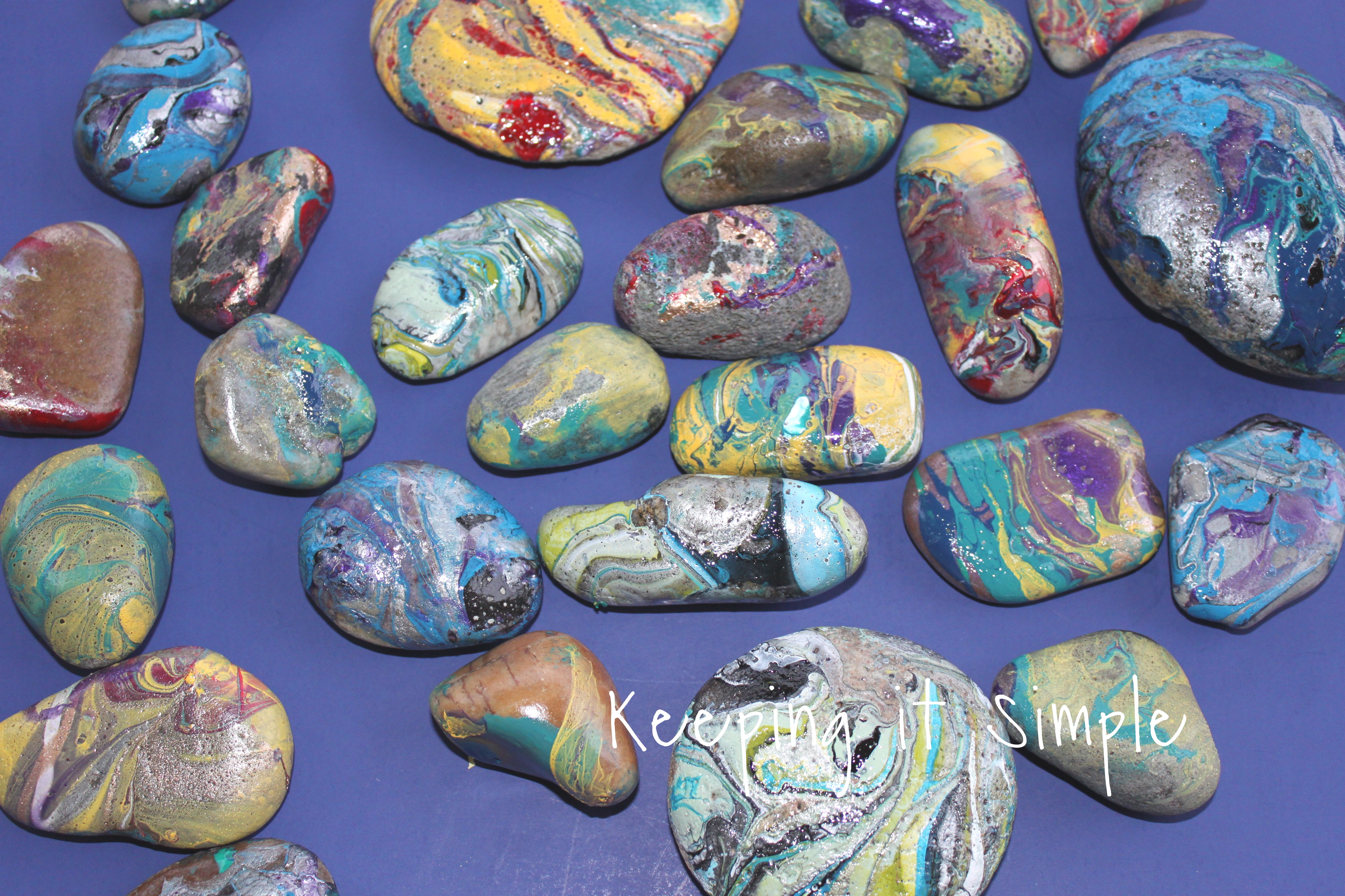 1. Nail Polish Marbled Rocks - wide 6