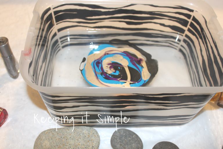 Painted Rocks Nail Polish Dipped Rocks Keeping it Simple