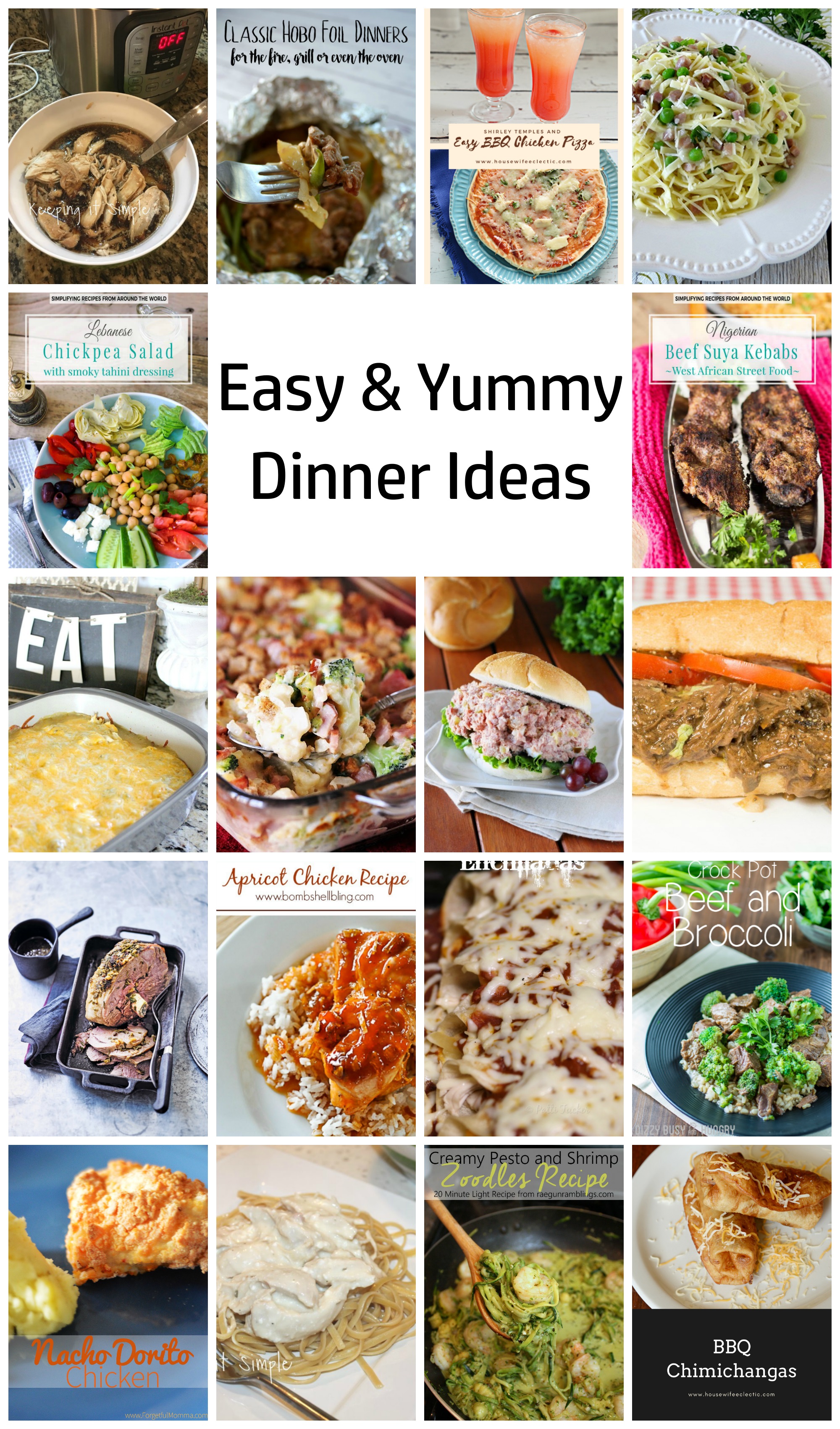 Easy Dinner Ideas {MMM #427 Block Party} - Keeping it Simple