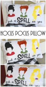 Hocus Pocus Pillow with SVG Cut File