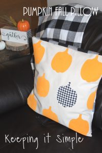 Multiple Pumpkin Pillow {Orange, Black and White Pumpkin Pillow}