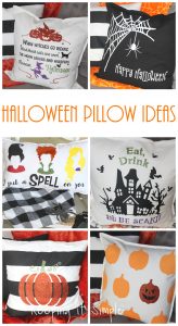 DIY Halloween Pillow Ideas with SVG Cut Files