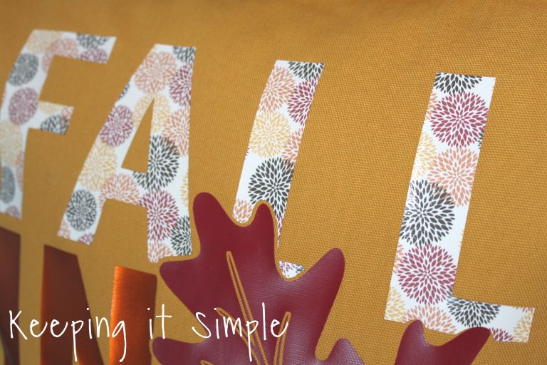 Fall Pillow Ideas with SVG Cut Files - Keeping it Simple