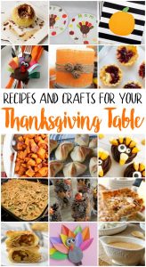 Thanksgiving Table Recipes and Crafts {MMM #457 Block Party}