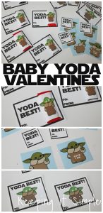 Baby Yoda Valentines with Free Printable