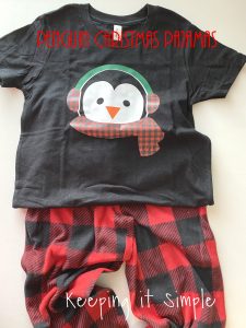 Matching Penguin Christmas Pajamas