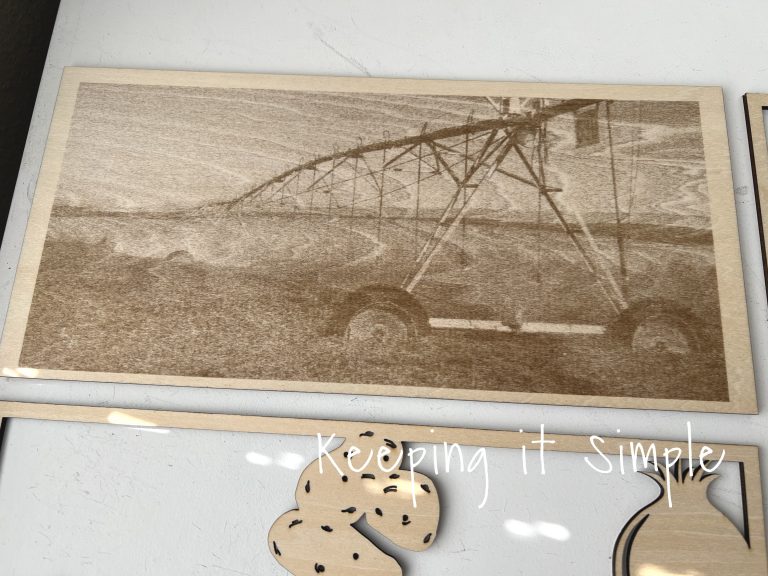 Layered Wood Farm Sign- How to Engrave and Cut Wood at the Same Time ...