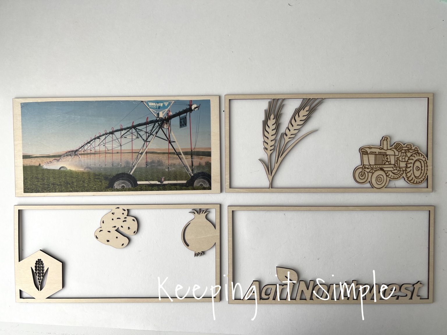 Layered Ranch Sign Layered Wood Farm Sign- How to Engrave and Cut Wood at the Same Time ...