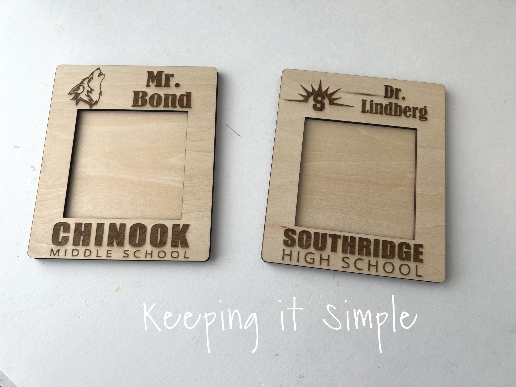 Easy Teacher Gift Idea- Wooden Post It Note Holder Made with xTool ...