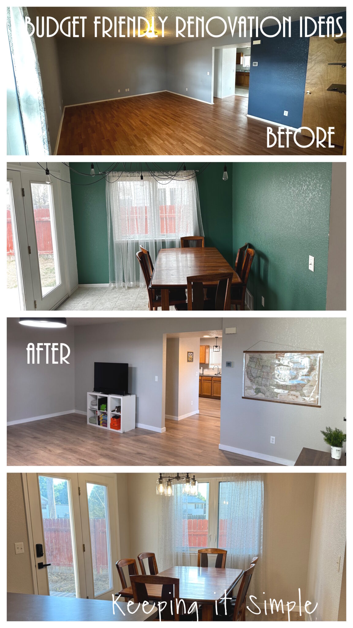 Budget Friendly Renovation Ideas- Before and After Pictures - Keeping ...